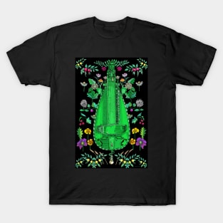 Botanical Green Hurdy-Gurdy T-Shirt